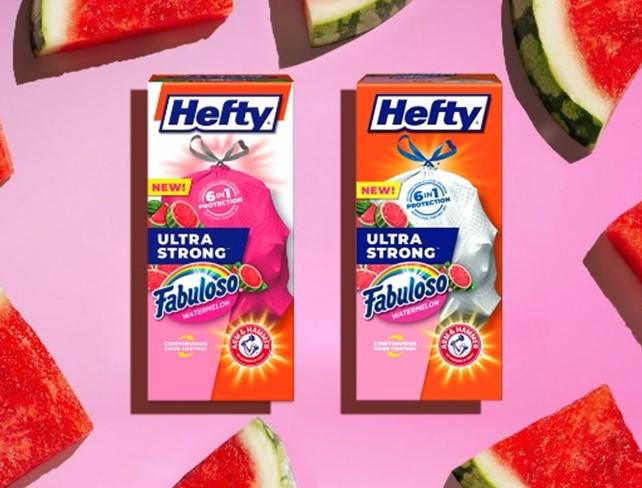 Hefty Ultra Strong Fabuloso Watermelon